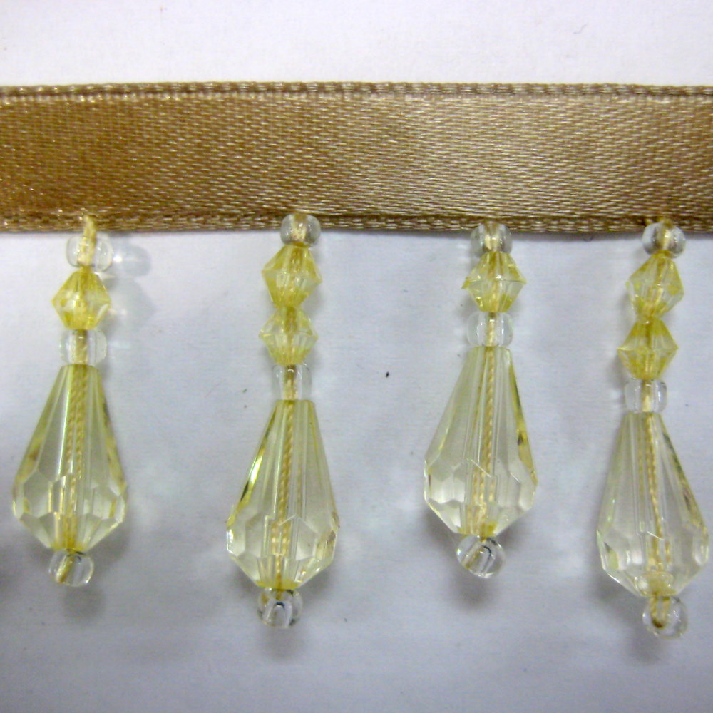 GLASS BEADED FRINGE GLASS BEADED FRINGE
